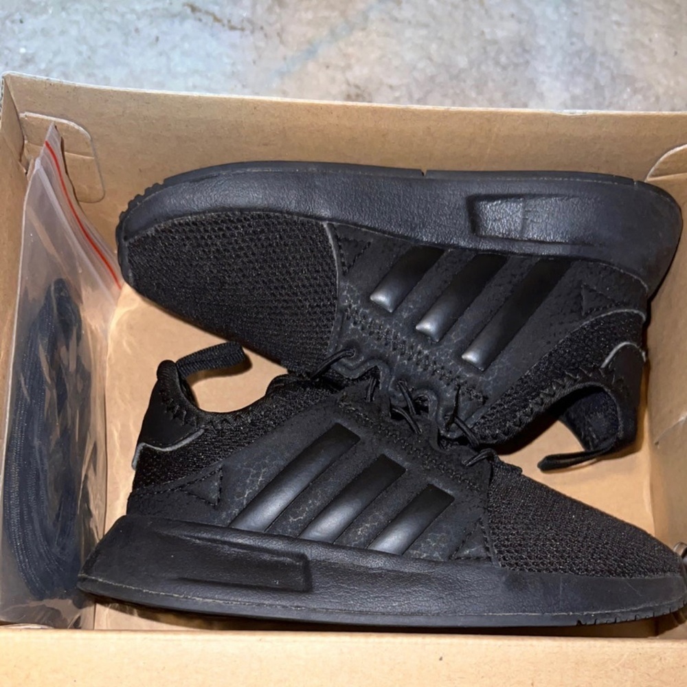 adidas X_PLR Athletic Shoe - Baby / Toddler - Black Monochrome